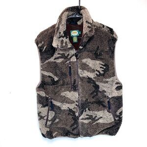 Women’s Cabela’s Sherpa fleece heavy lined vest L